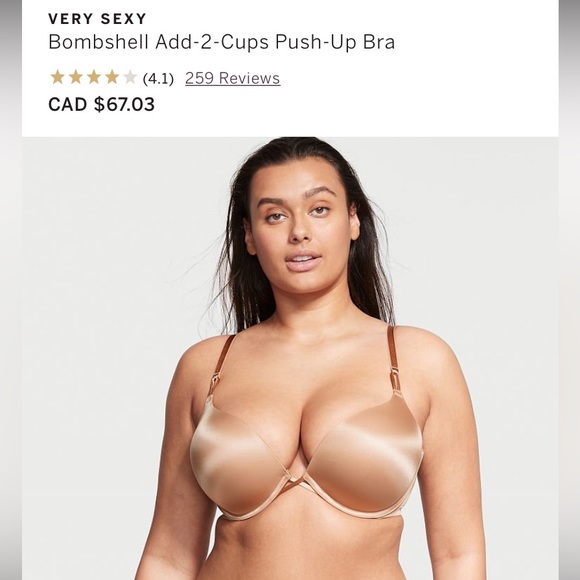Victoria’s Secret Bombshell push up bra. 34DD. Never worn. - Picture 2 of 4